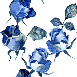 无缝模式与蓝玫瑰