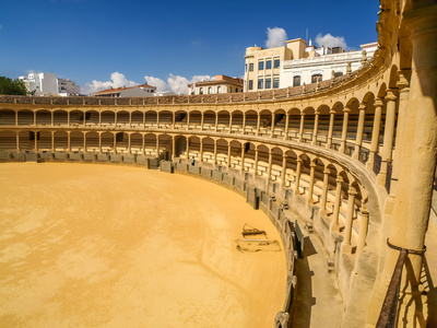 舞台上 de toros，龙达的视图