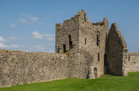 威尔士城堡废墟