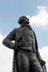 Thomas Jefferson 雕像附近法国巴黎奥赛博物馆