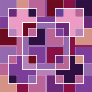 抽象几何紫色望西