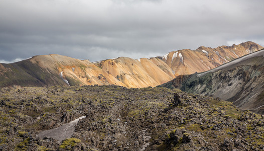 Landmannalaugar 令人难以置信的熔岩景观冰岛