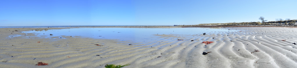 费马恩岛全景海洋沙海滩