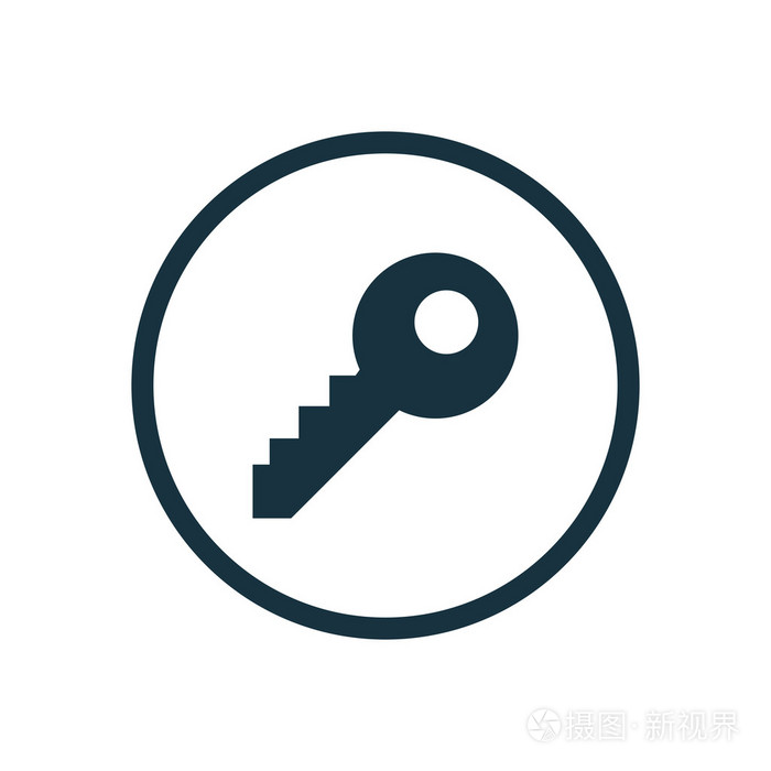 关键的圆圈背景ico
