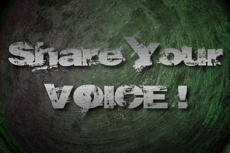 分享你的声音概念
