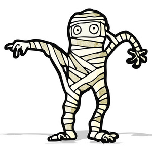 木乃伊的涂鸦图片