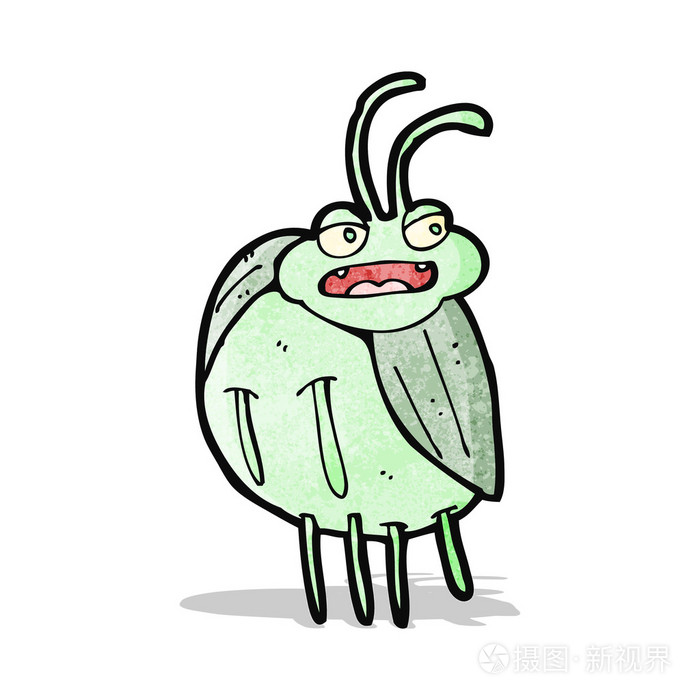 可爱的卡通bug