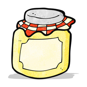卡通惊人的蜂蜜罐图片
