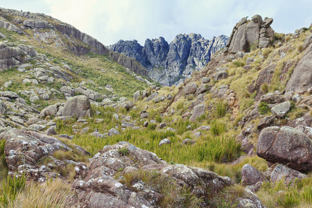 Itatiaia 国家 Par 的厄加勒斯内格拉斯 黑色针 山