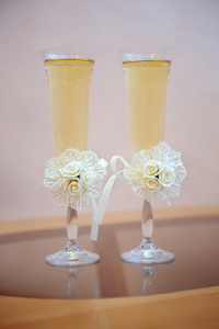 黄玫瑰婚礼眼镜