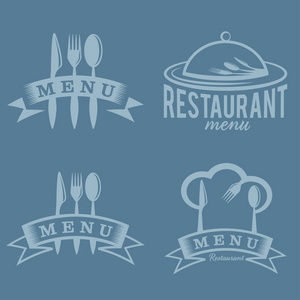 餐厅和菜单设置的元素