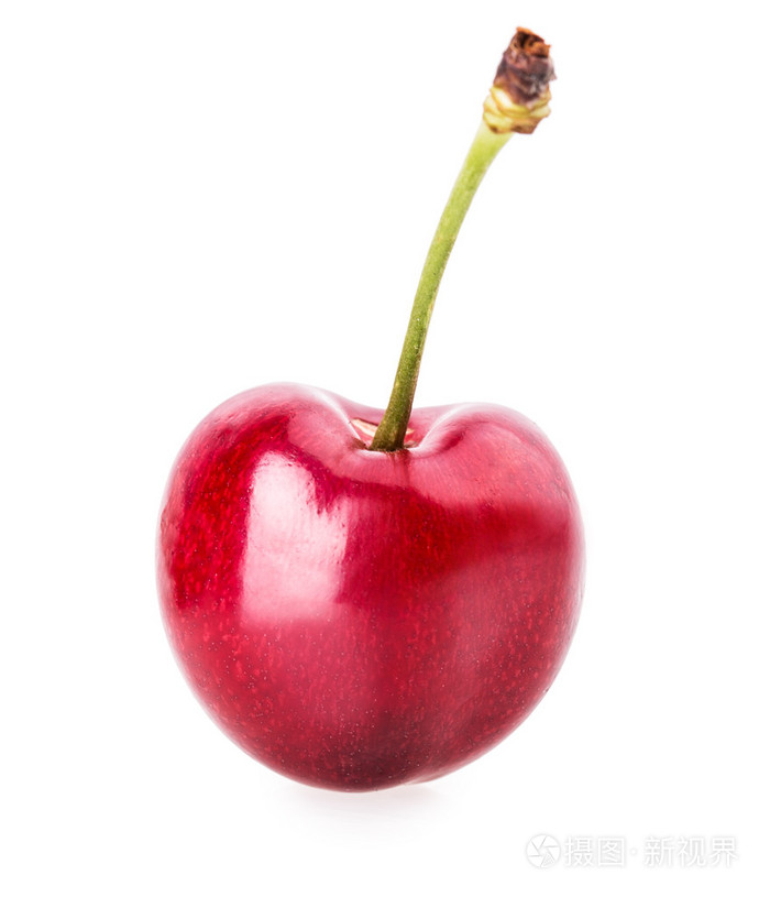 白底樱桃照片-正版商用图片1h568a-摄图新视界