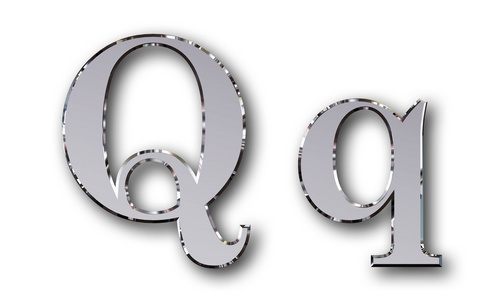 金属字母符号 Q银