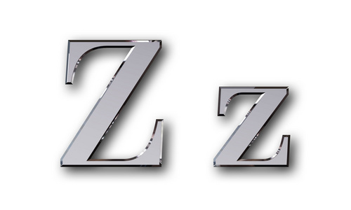 金属字母符号 Z银