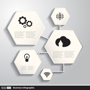 矢量商务信息图形与几何形状