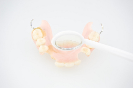 镜子牙科器械和义齿