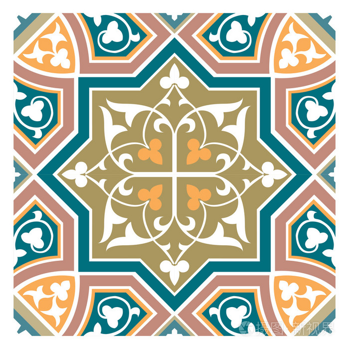 抽象背景,装饰图案平铺块