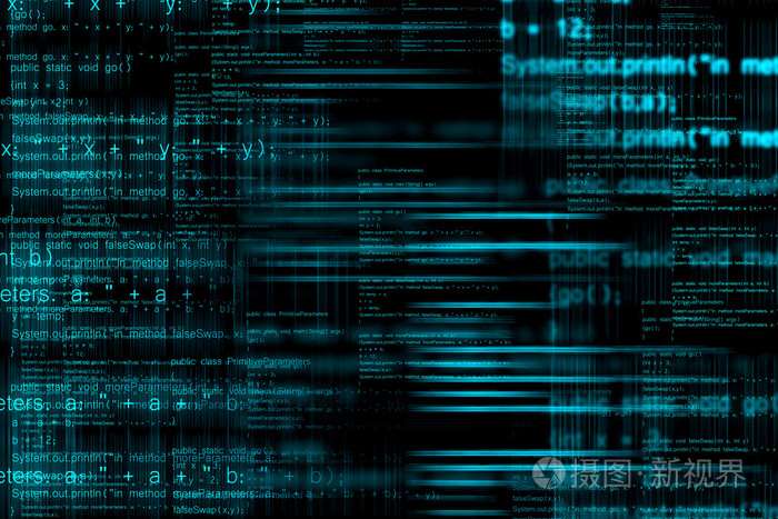 抽象的计算机代码背景