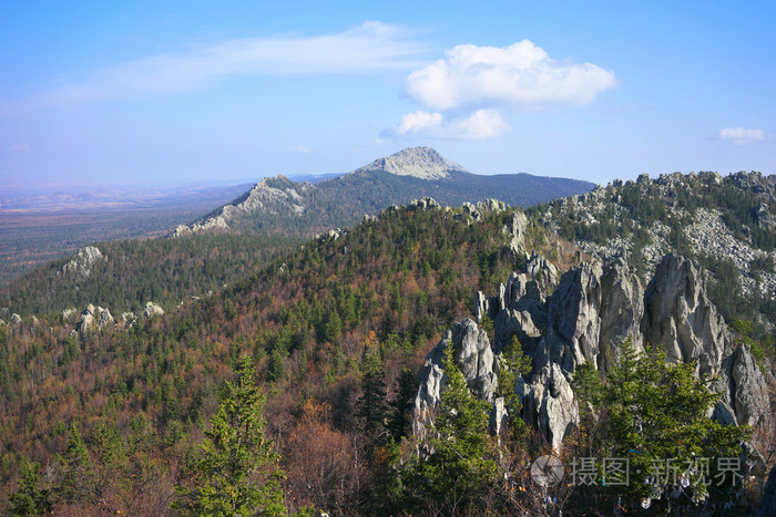 南部乌拉尔山.俄罗斯