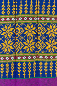 泰国丝绸织物图案背景