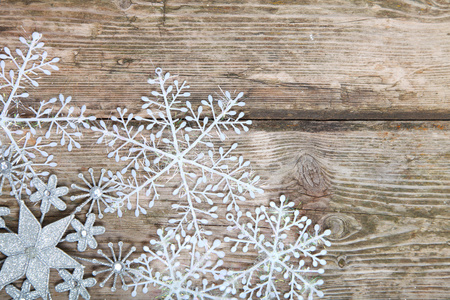 雪花边框