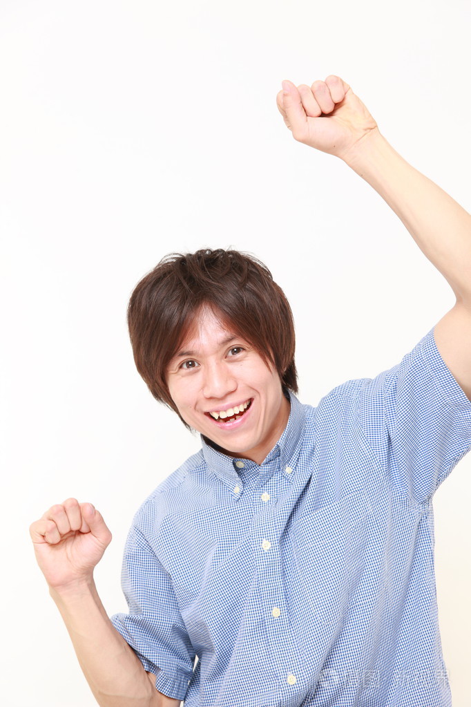 兴高采烈的男人