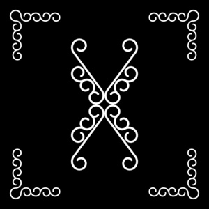向量 X 字母表的字母