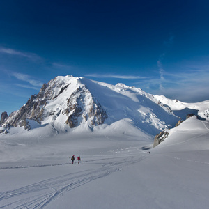 Mont Blanc 杜塔库峰在夏蒙尼