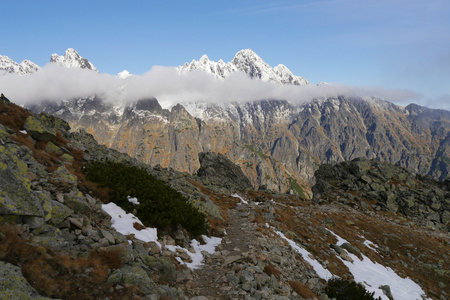 冬山，高塔特拉山区