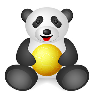 熊猫手球球