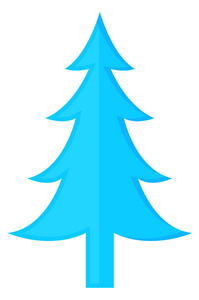 梦幻蓝色圣诞树设计图片