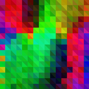 抽象彩色几何背景的三角形