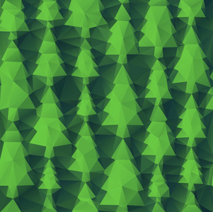 抽象的无缝树的三角形图片