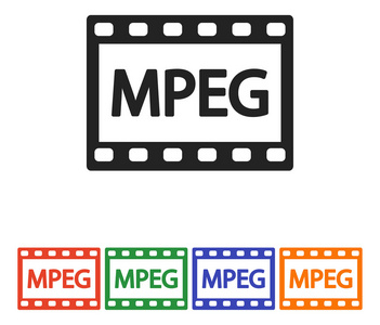 mpeg 视频图标