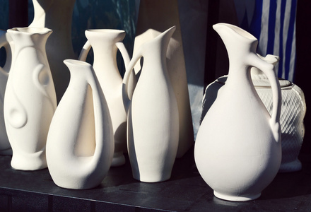白色粘土陶瓷花瓶