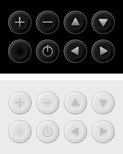 光明和黑暗的按钮
