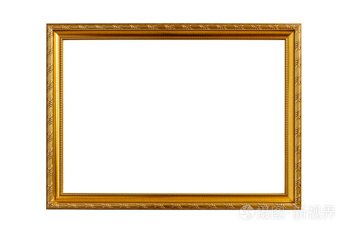 孤立在白色背景上的相框