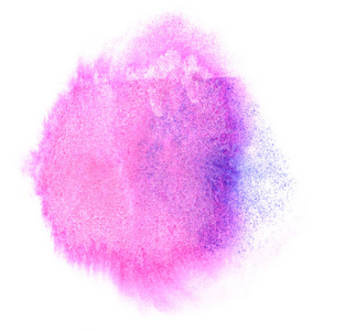 艺术水彩油墨油漆紫色 blob 水彩溅多彩