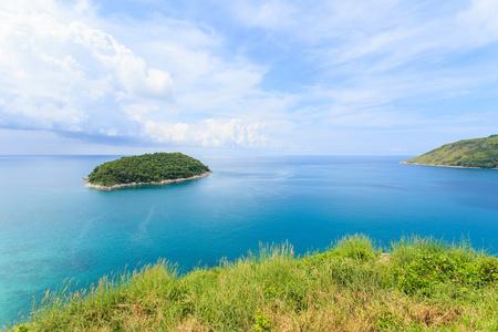 在普吉岛，泰国的热带海的美丽景色