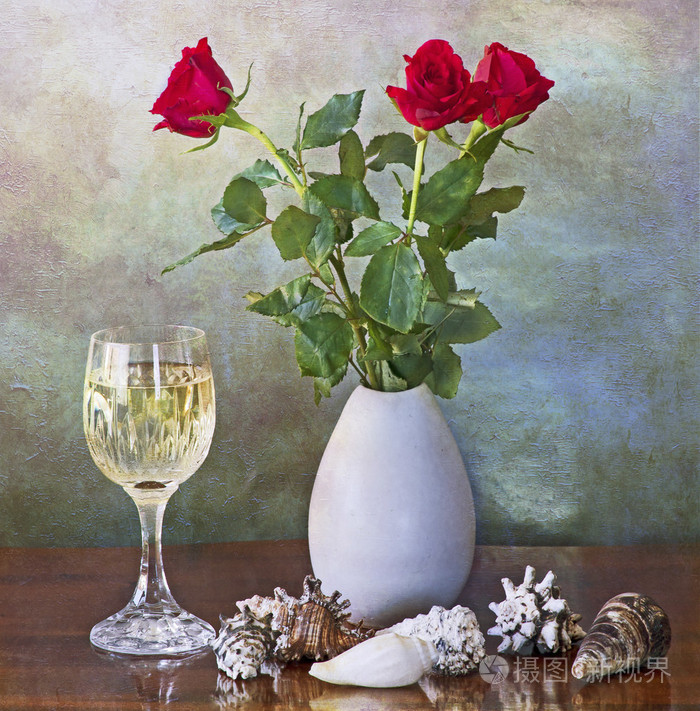 酒杯玫瑰cp图图片