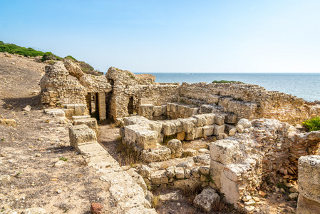 古塔罗在撒丁岛的废墟