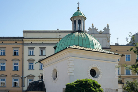 教会的圣阿德尔伯特在克拉科夫