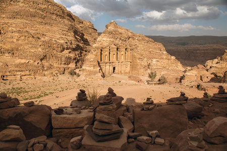 在 petra，约旦修道院