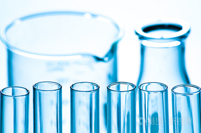 一排排的实验室试管