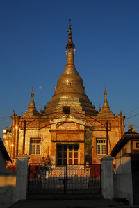 中瑞 Oo 分钟帕亚寺，缅甸大金塔