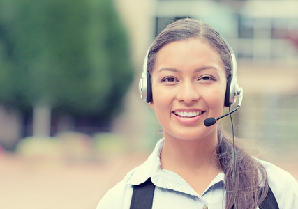 印度女客服图片