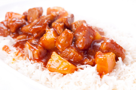 糖醋排骨美食图片