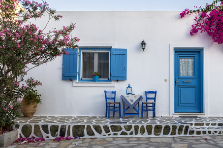 Antiparos 岛，希腊小传统住宅立面
