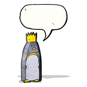 皇帝企鹅卡通图片
