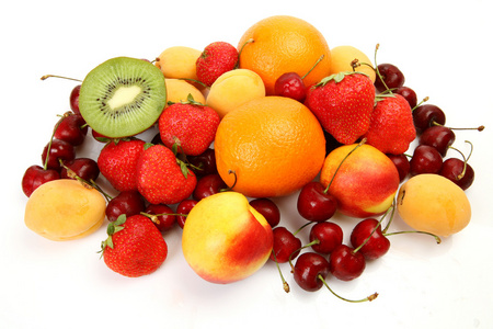 新鲜的水果和浆果